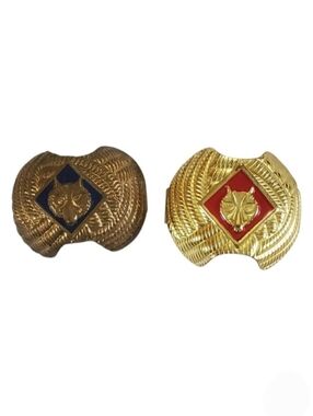 Boy Scouts Of America Cub Scout Wolf Neckerchief Scarf Slides, Set Of 2